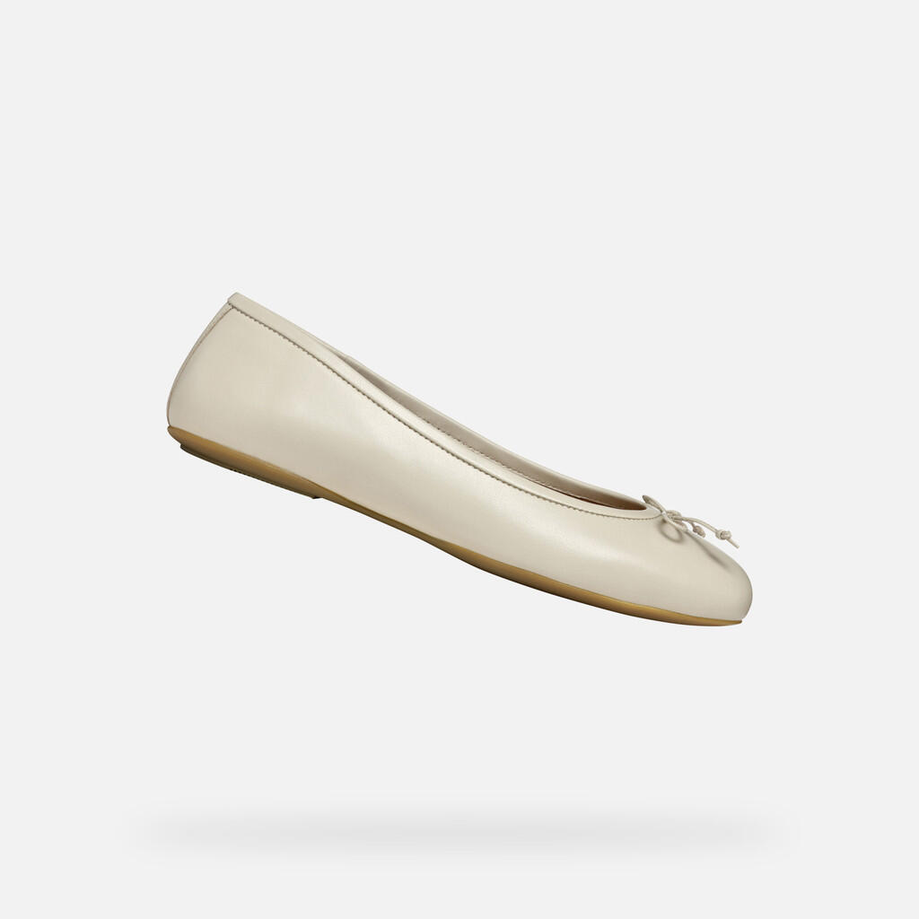 Ballerines Femme D PALMARIA Blanc Cassé 1/7