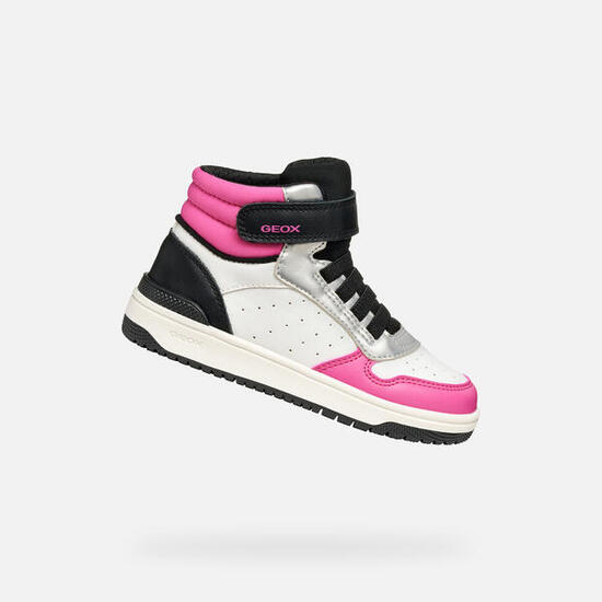 Baskets Fille WASHIBA JUNIOR Blanc/Fuchsia