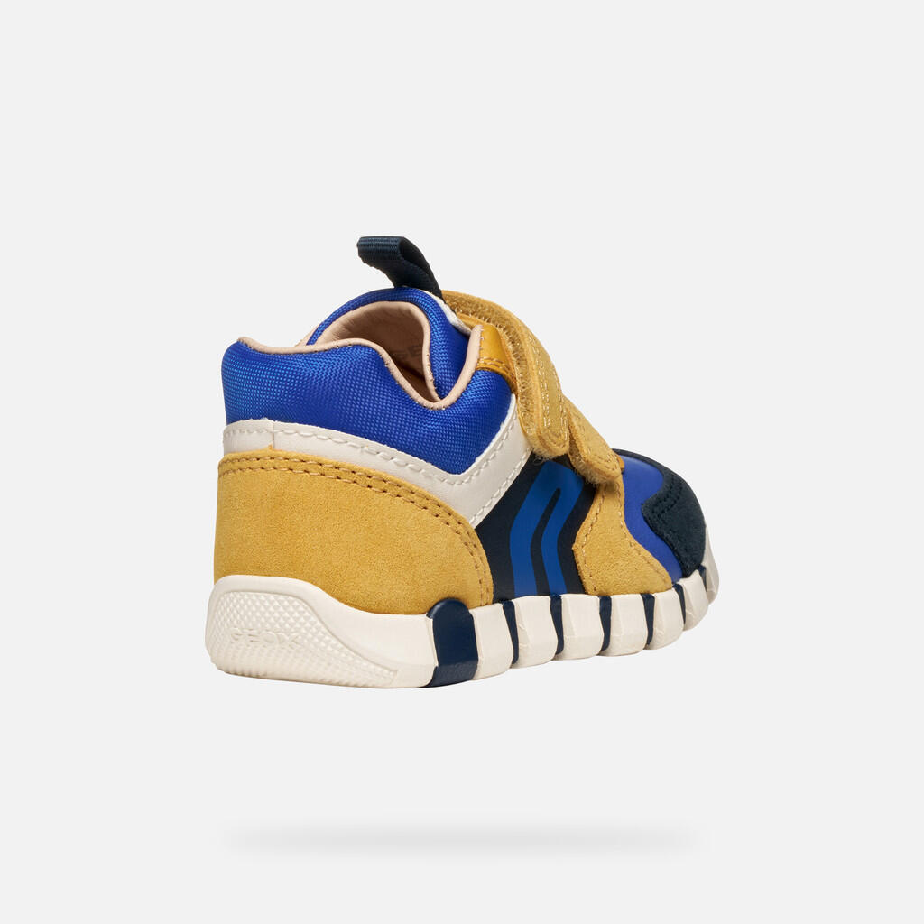 Premiers Pas Bébé Garçon IUPIDOO BABY Jaune/Bleu 5/7