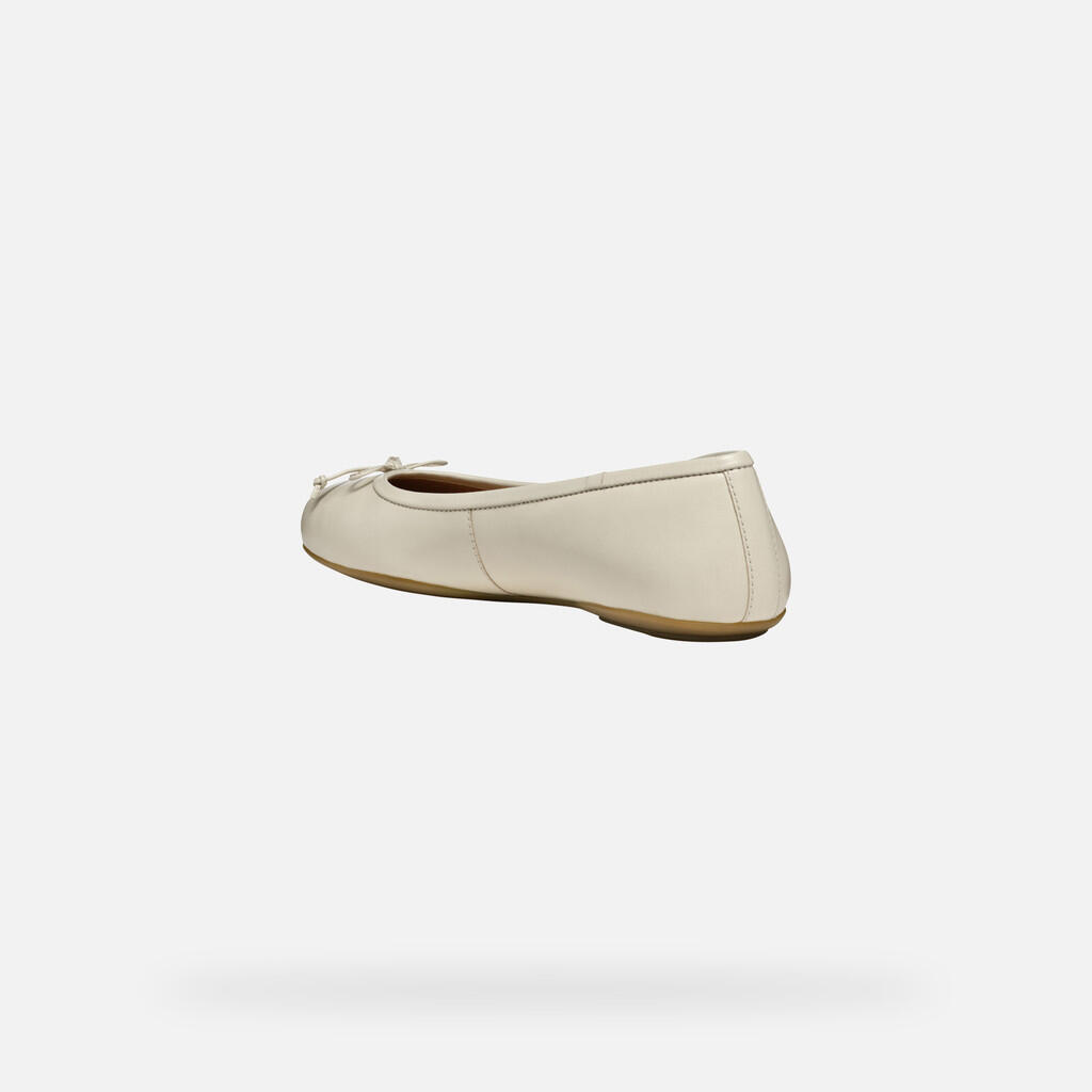 Ballerines Femme D PALMARIA Blanc Cassé 6/7