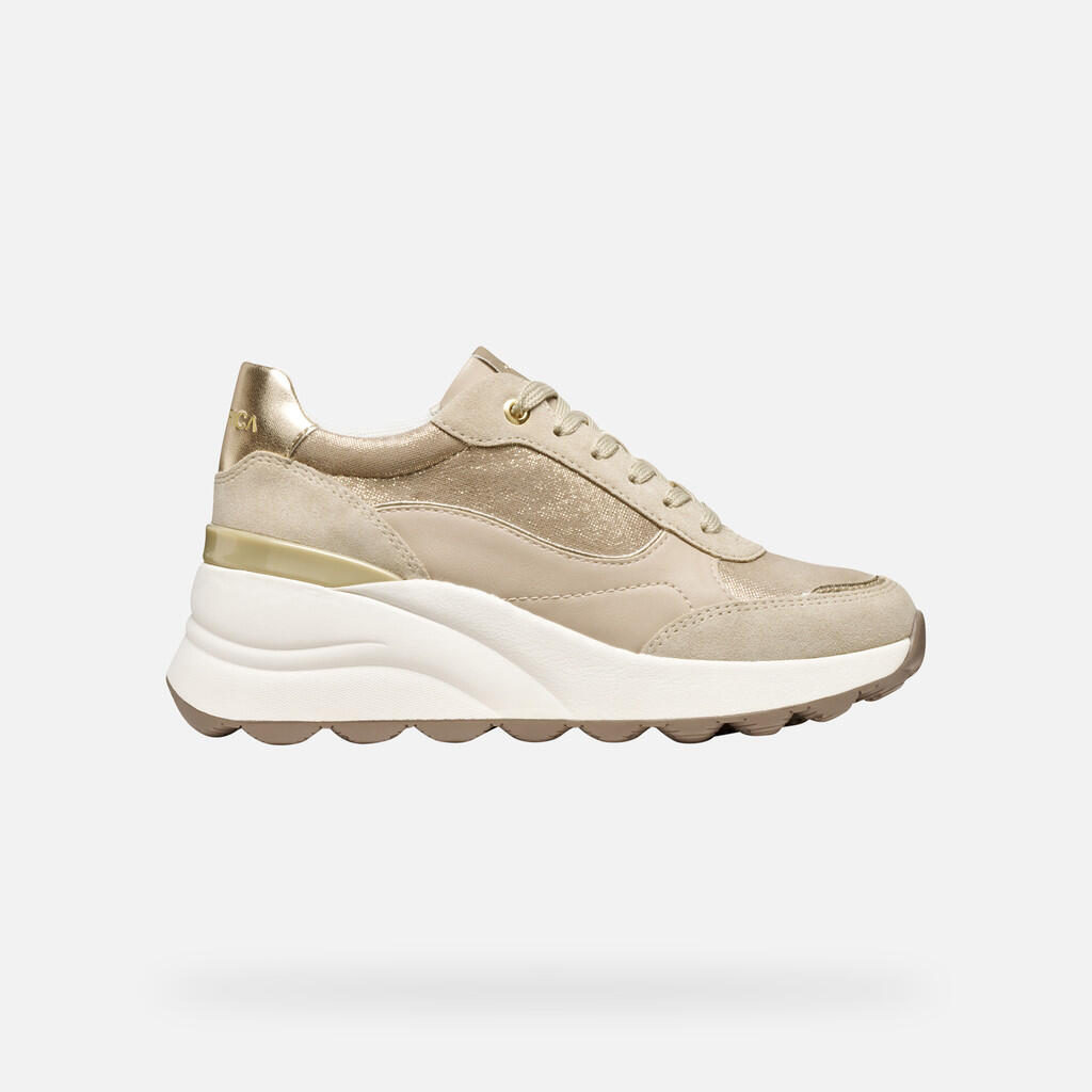 Buty GEOX D SPHERICA EC13 Beżowy 2/7