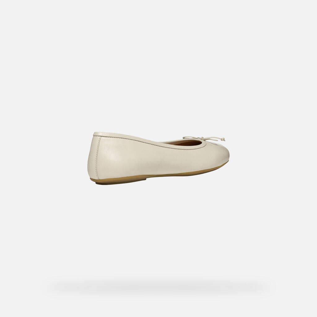 Ballerines Femme D PALMARIA Blanc Cassé 7/7