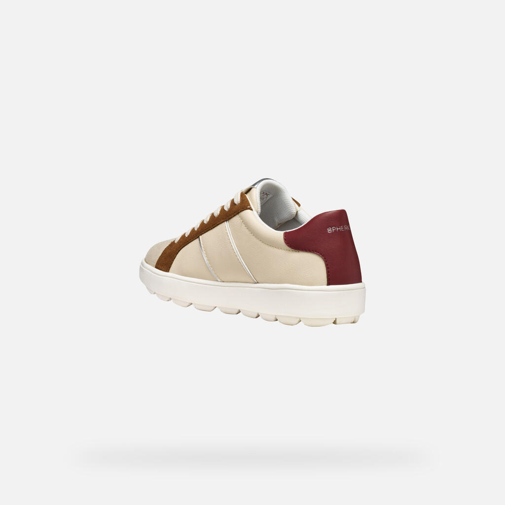 Buty GEOX D SPHERICA ECUB 1 Beżowy 4/7