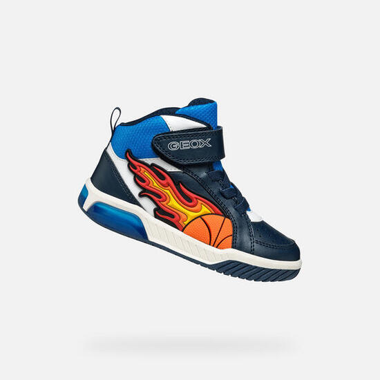 Baskets Garçon INEK BOY Bleu Marine/Bleu Clair