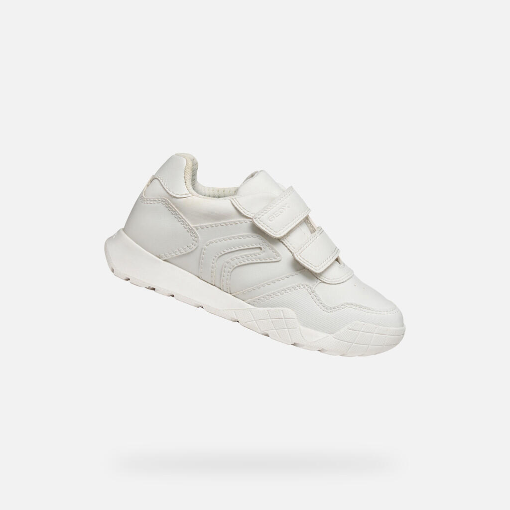 Chaussures Pour Uniforme Garçon RANN-E BOY Blanc 1/7