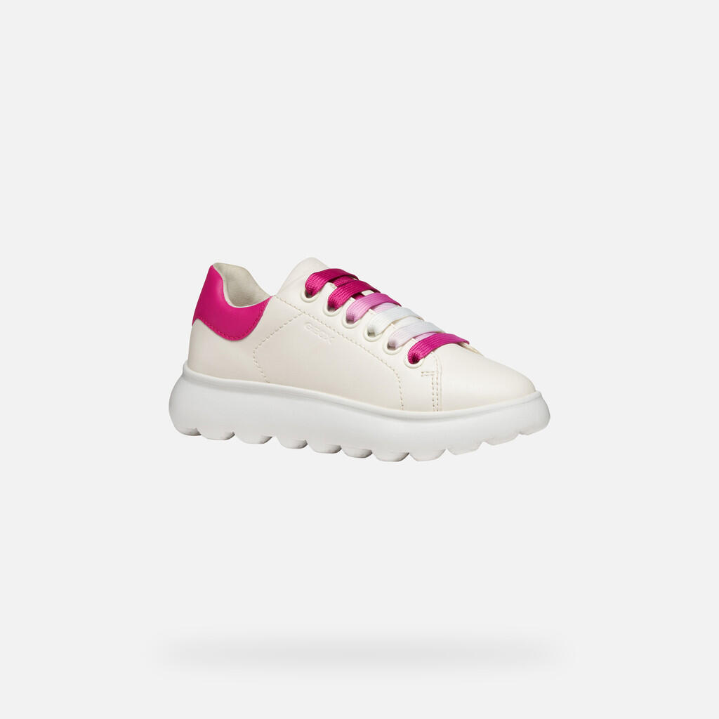 Baskets Fille PUFFYPOP GIRL Blanc/Fuchsia Foncé 4/7