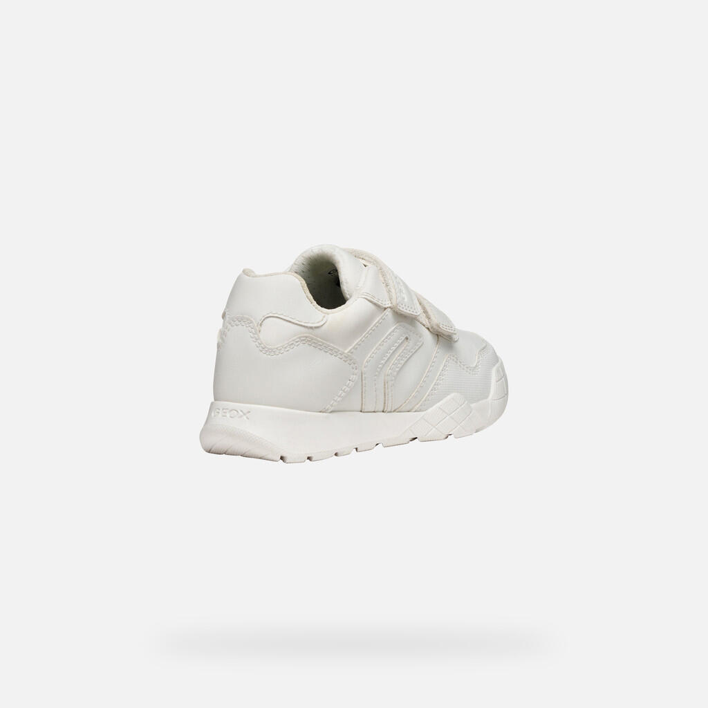 Chaussures Pour Uniforme Garçon RANN-E BOY Blanc 5/7