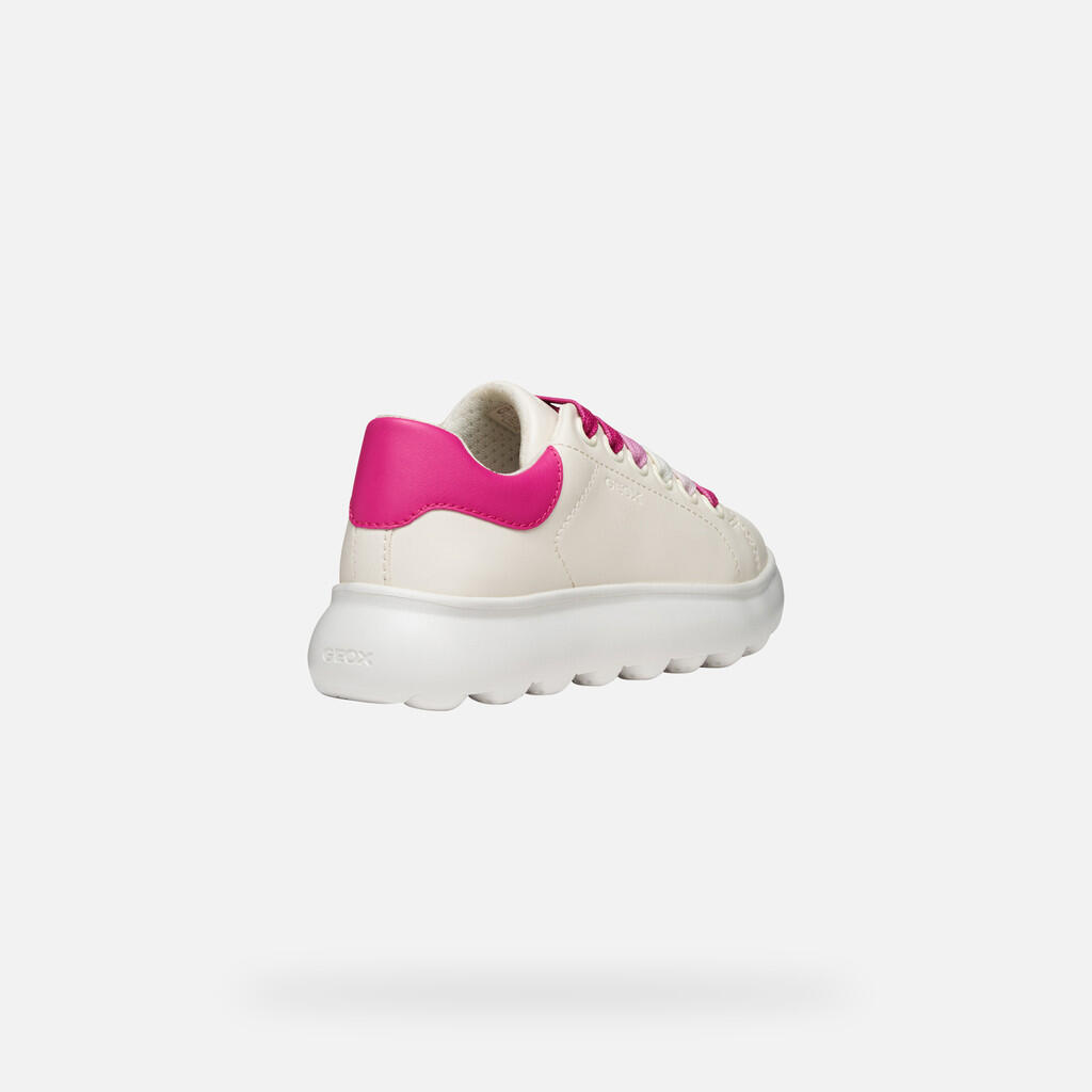 Baskets Fille PUFFYPOP GIRL Blanc/Fuchsia Foncé 6/7