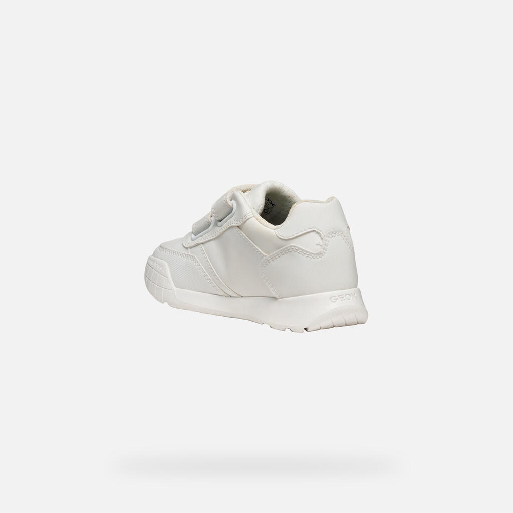 Chaussures Pour Uniforme Garçon RANN-E BOY Blanc 4/7