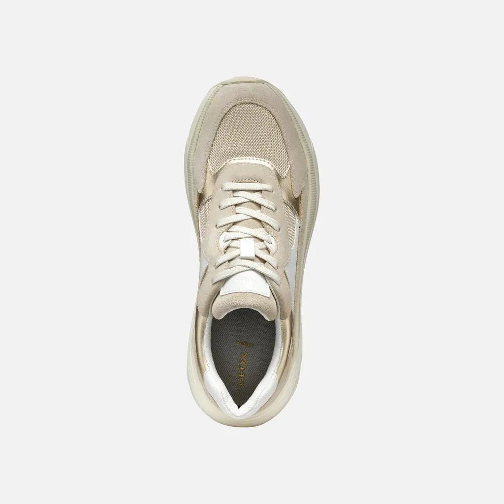 Baskets Femme D DIAMANTA Blanc/Beige Clair 7/7