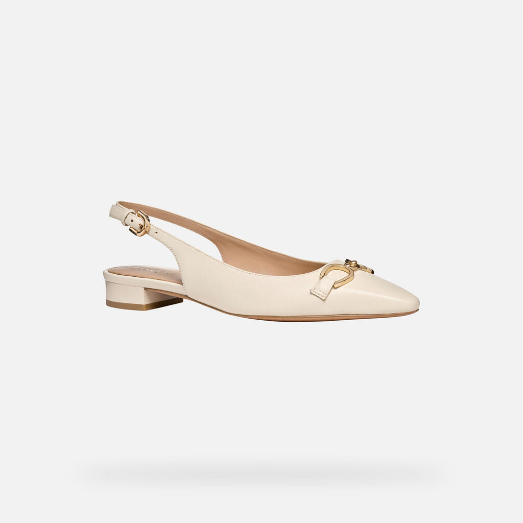 Ballerines Femme GISELDA15 WOMAN Blanc Cassé 3/7