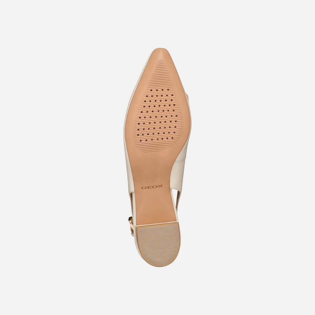 Ballerines Femme GISELDA15 WOMAN Blanc Cassé 7/7