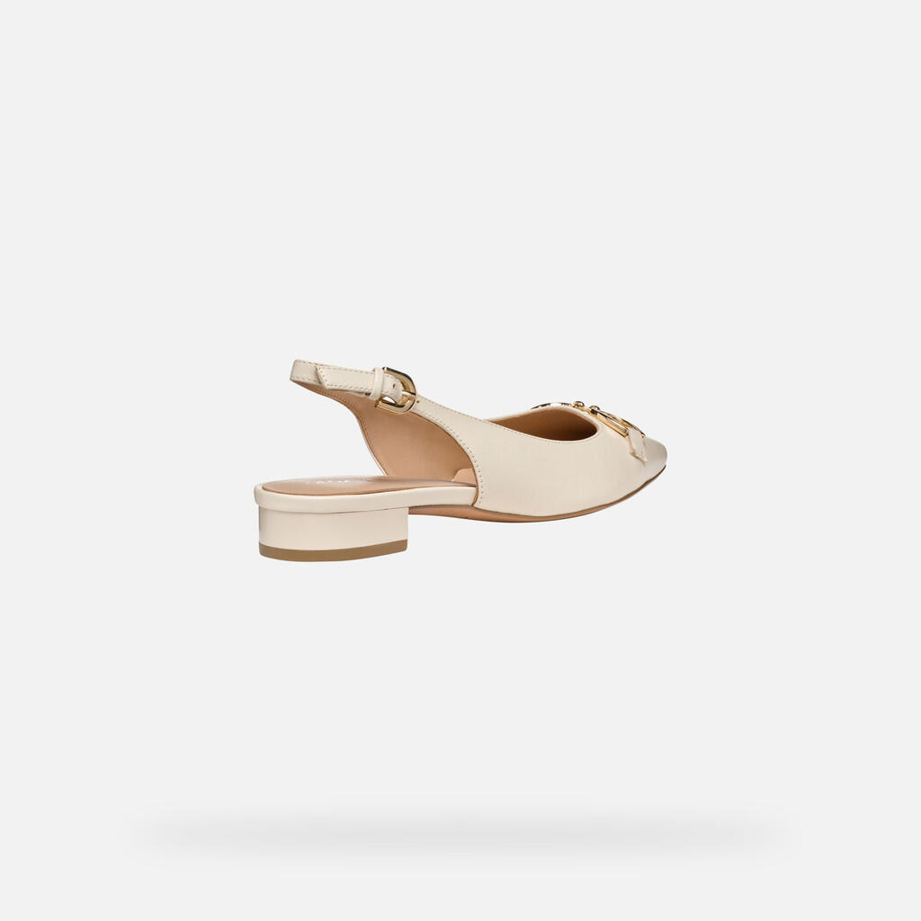 Ballerines Femme GISELDA15 WOMAN Blanc Cassé 5/7