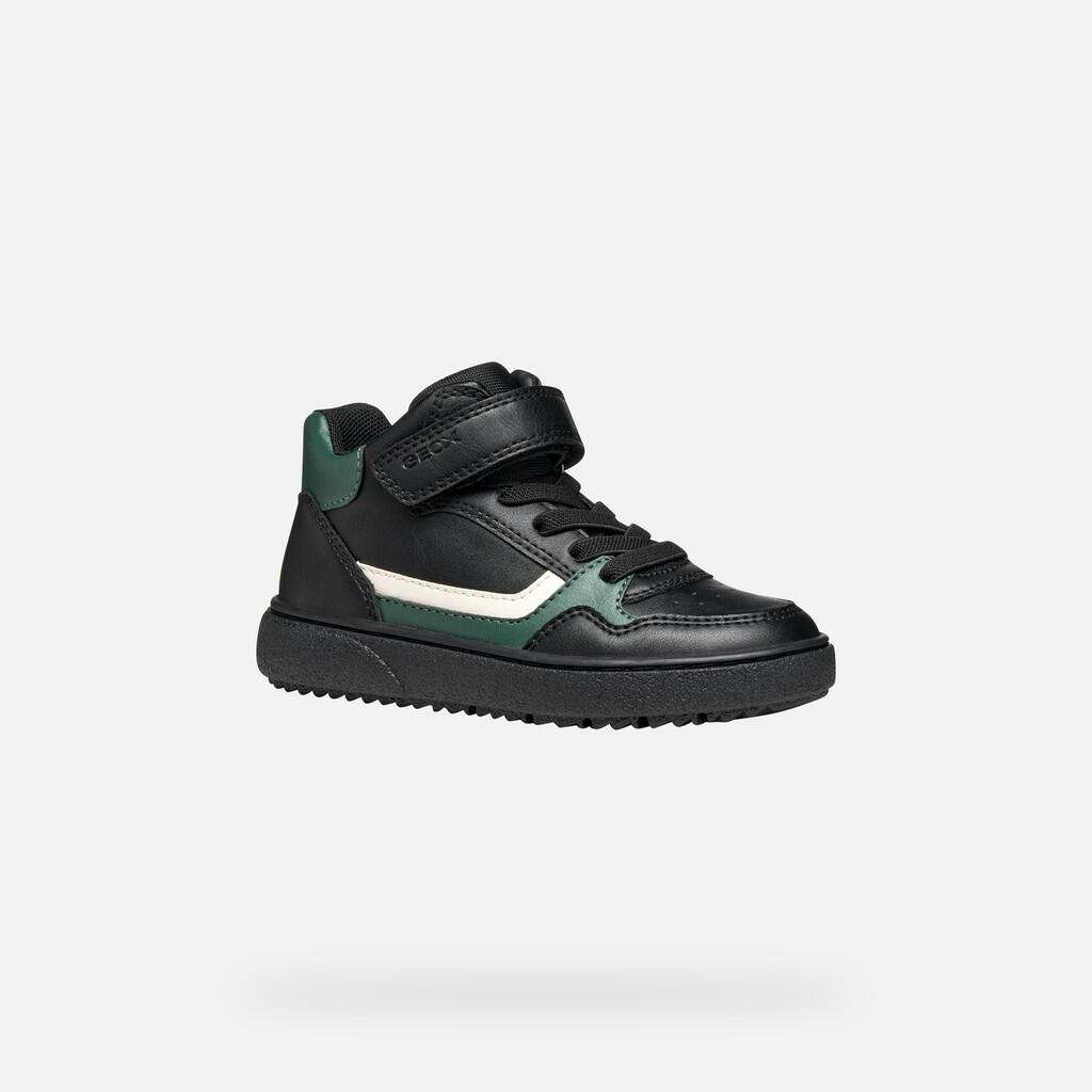 Baskets Garçon THELEVEN BOY Noir/Vert 4/7