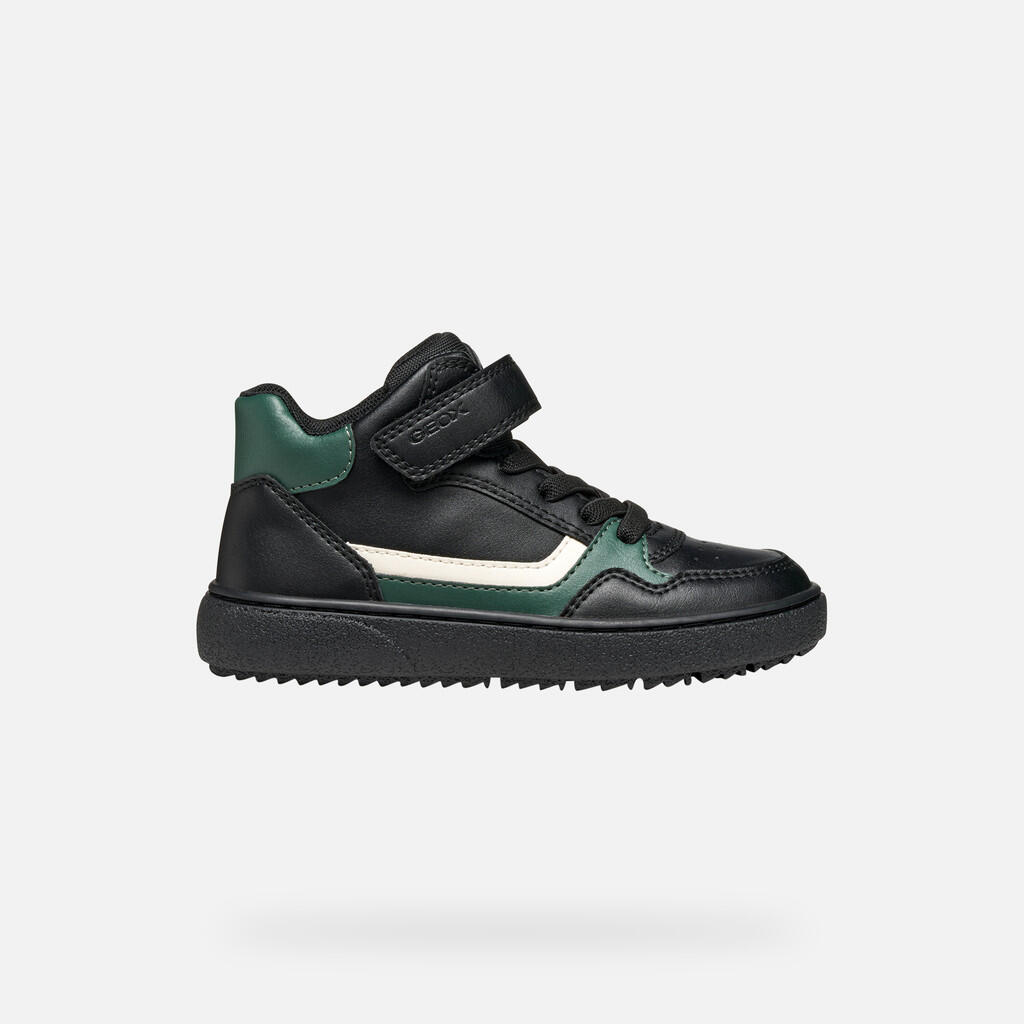 Baskets Garçon THELEVEN BOY Noir/Vert 2/7