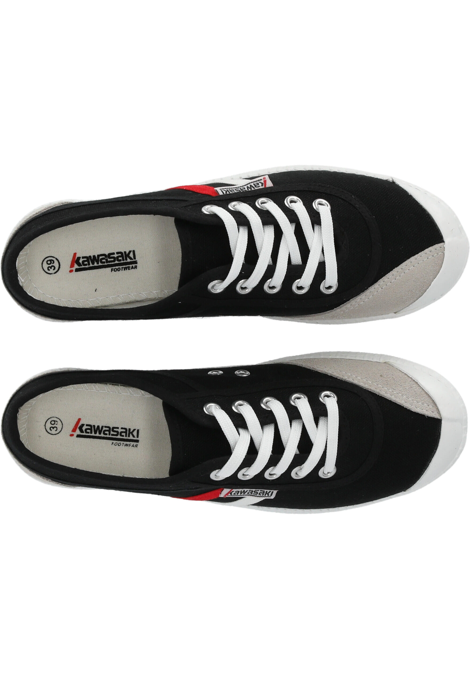 Kawasaki Retro Canvas Shoe K192496 1001 Black 4/5