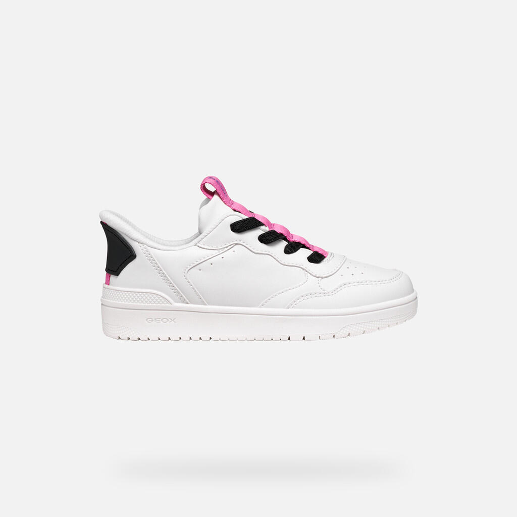 Baskets Fille WASHIBA FAST IN JUNIOR Blanc/Fuchsia 2/7