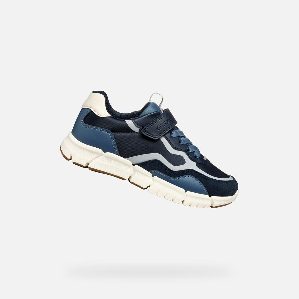 Baskets Garçon FLEXYPER BOY Bleu Marine/Gris Clair 1/7
