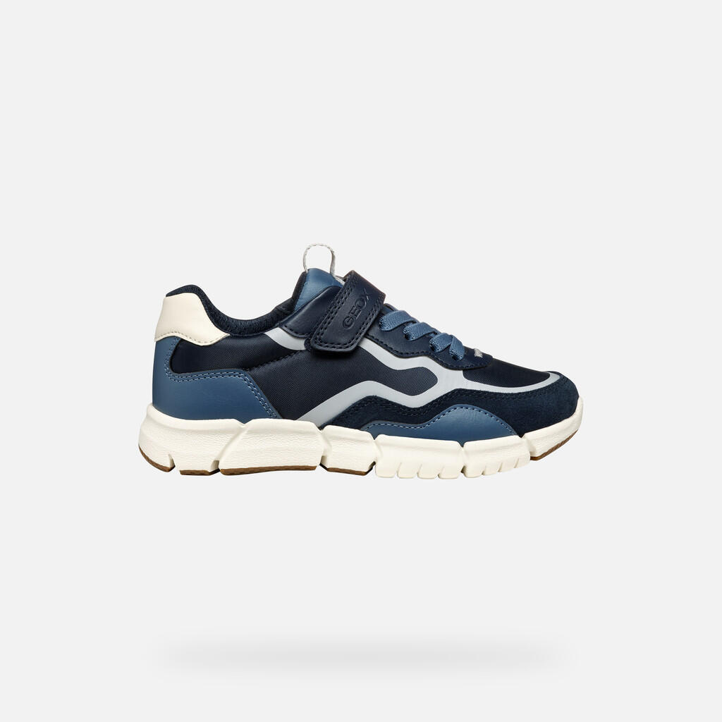 Baskets Garçon FLEXYPER BOY Bleu Marine/Gris Clair 2/7
