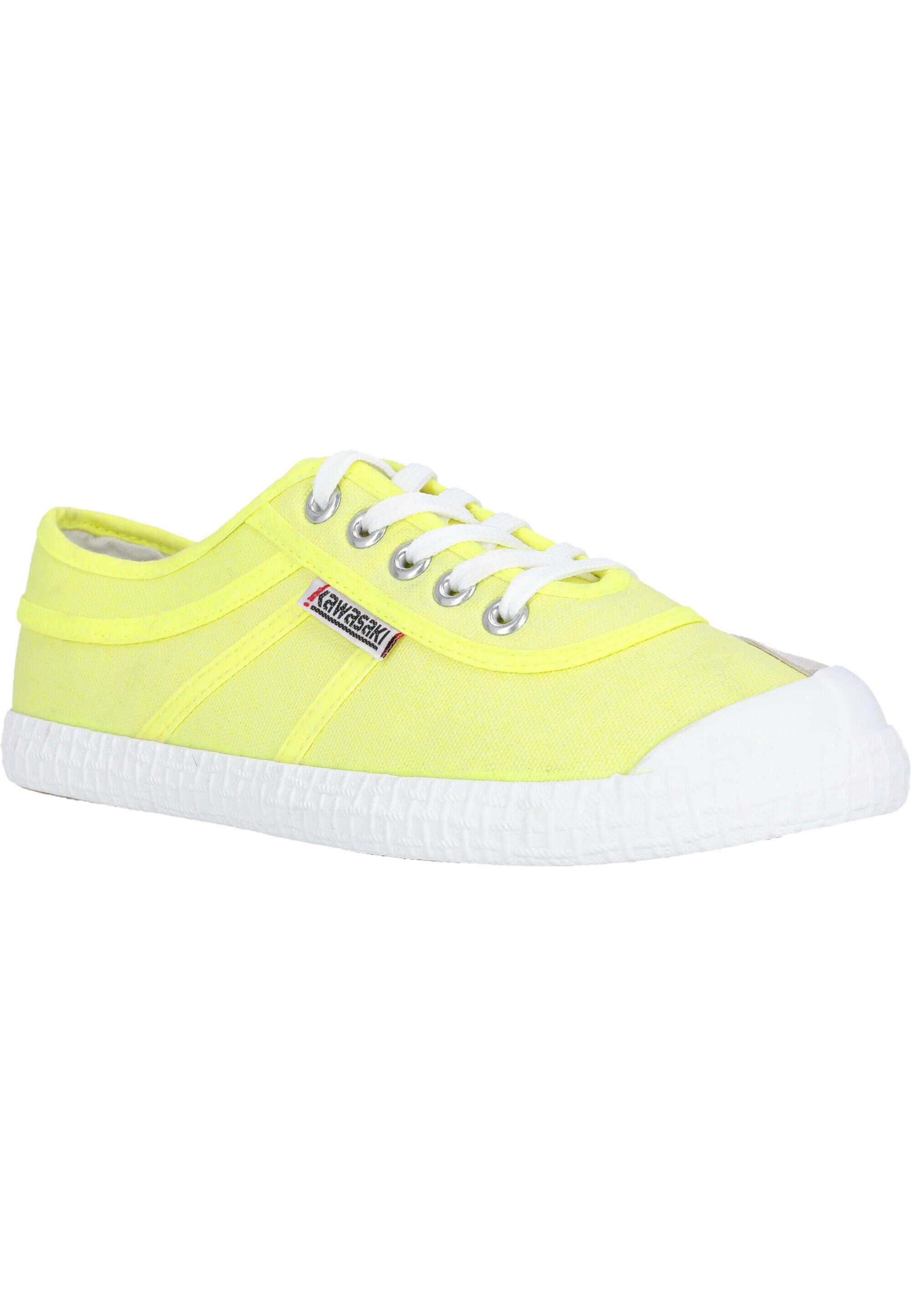 Kawasaki Original Neon Canvas shoe K202428 5001 Safety Yellow 4/5