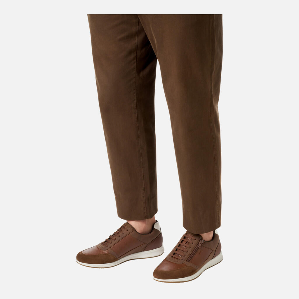 Baskets Homme U AVERY Cognac 3/7