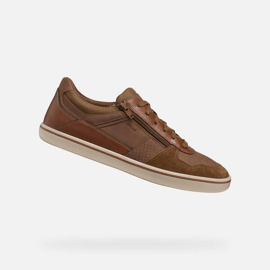 Baskets Homme ELVER MAN Cognac/Cognac