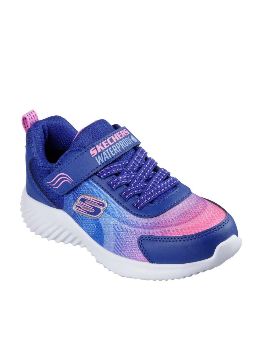 Zapatillas para Niña Skechers  bounder hydra cool Marino 3/5