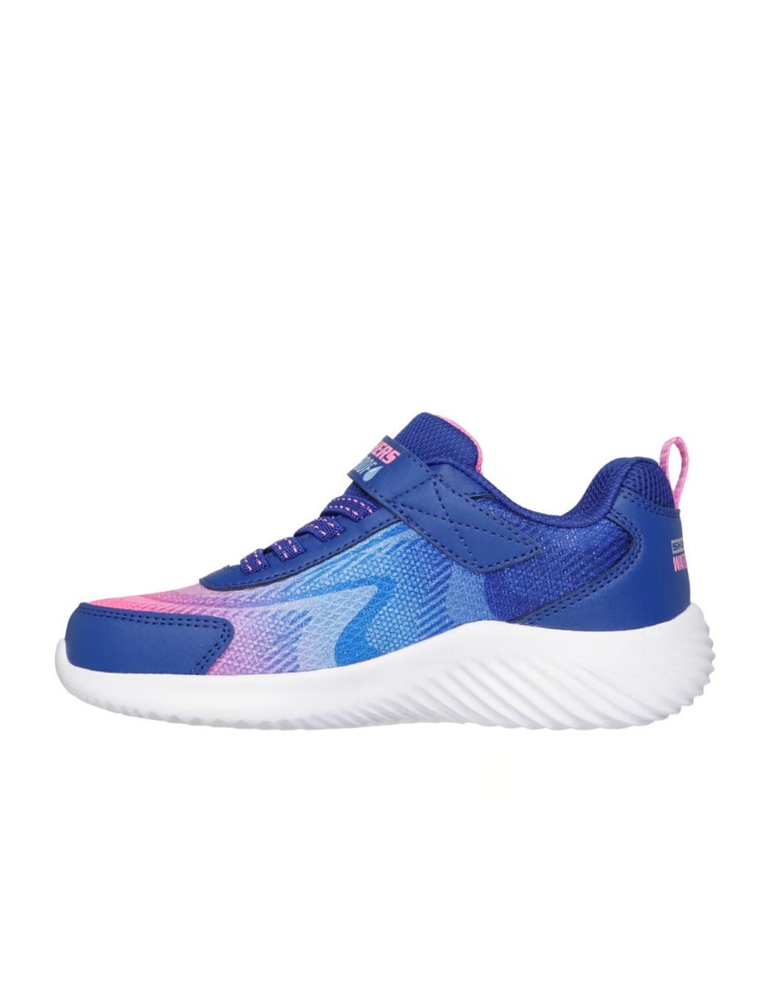 Zapatillas para Niña Skechers  bounder hydra cool Marino 2/5