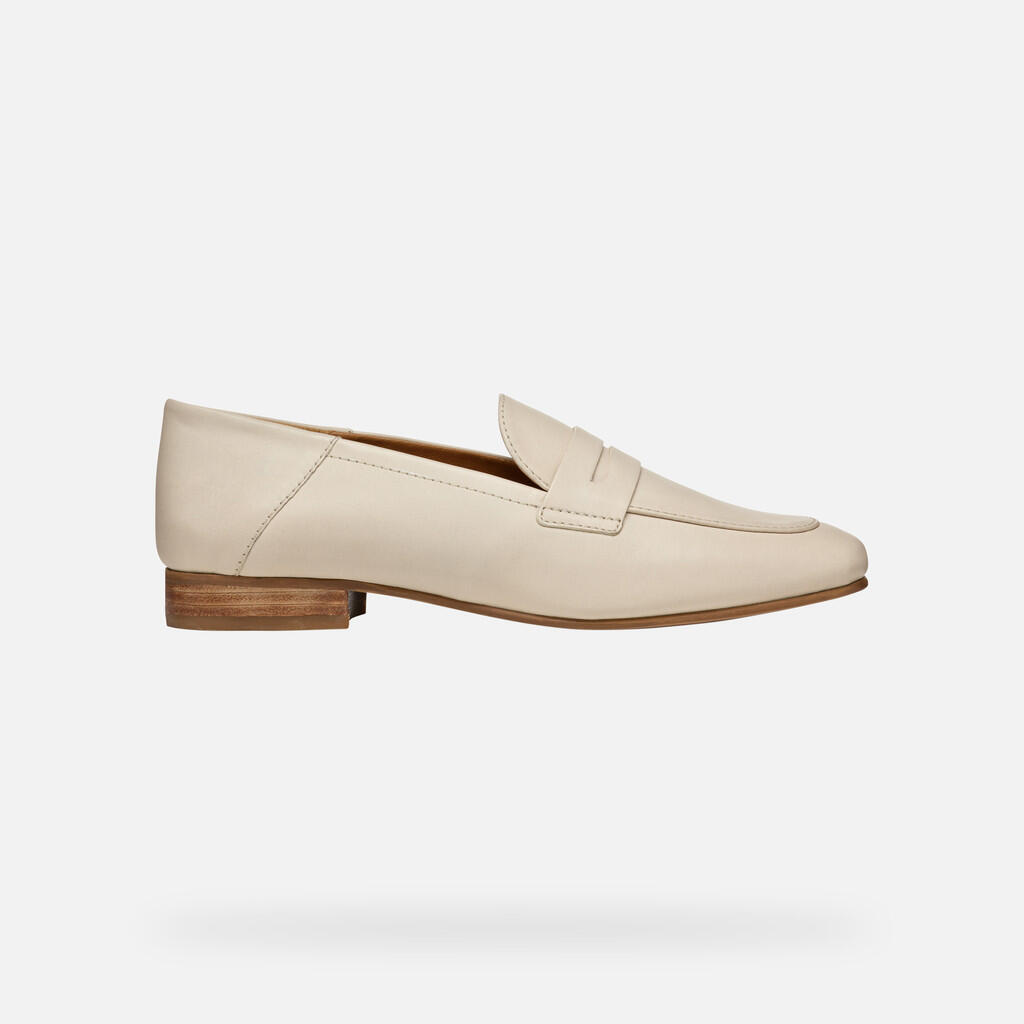 Mocassins Femme D MANTINEA Blanc Cassé 2/7