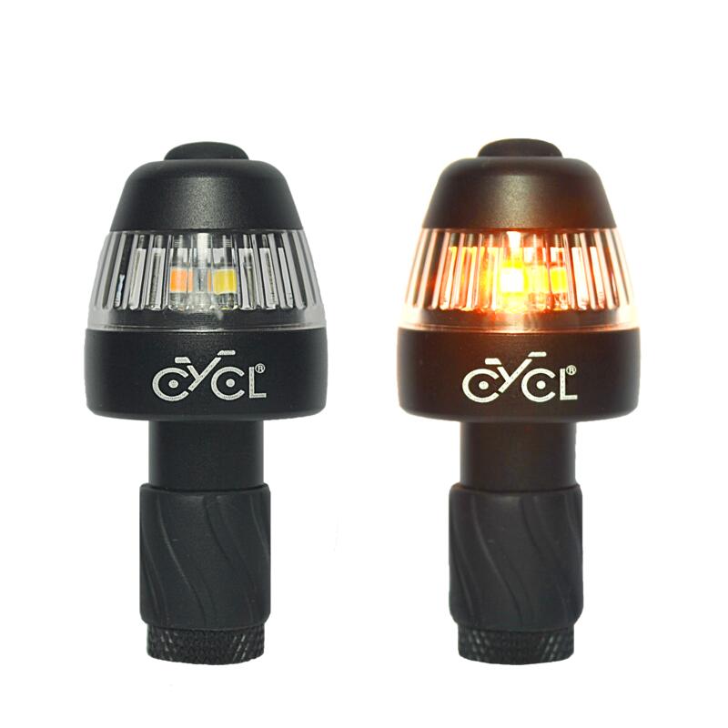 Feu de position et clignotants fixes rechargeables Cycl winglights 360° fixed