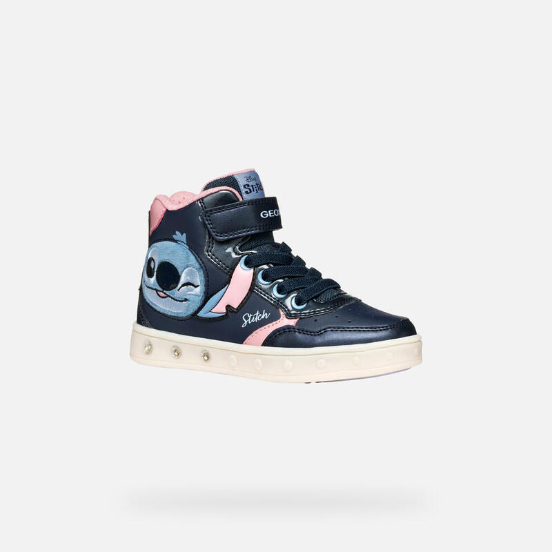 Baskets Fille Baskets Geox J SKYLIN GIRL Bleu Bleu Geox
