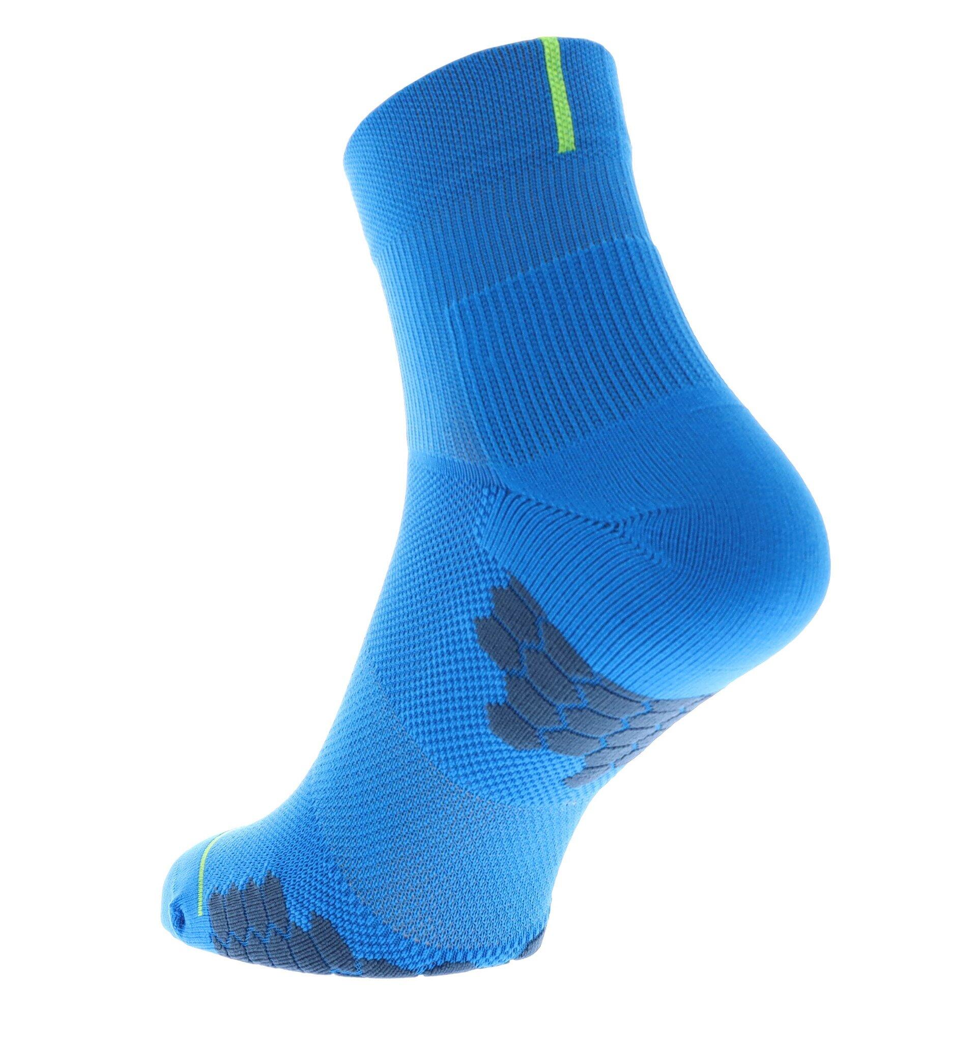 Trailfly Sock Mid - Blue / Red 6/7