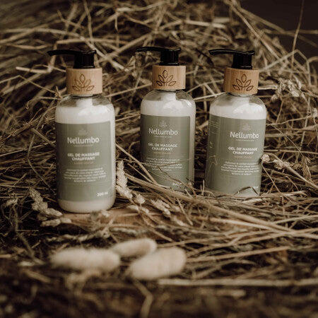 Gel de massage chauffant - Nellumbo 2/3