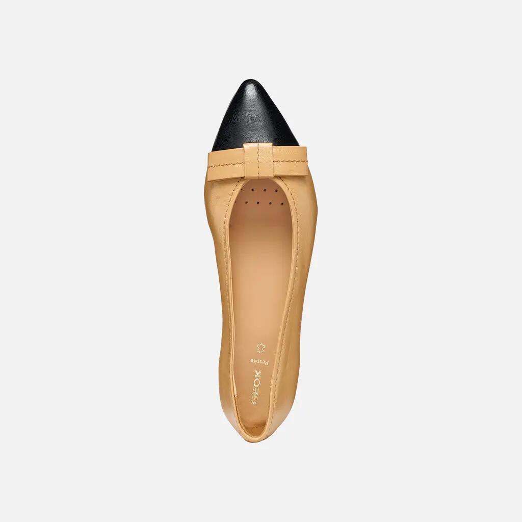 Ballerines Femme MILLIANEE WOMAN Beige/Noir 6/7