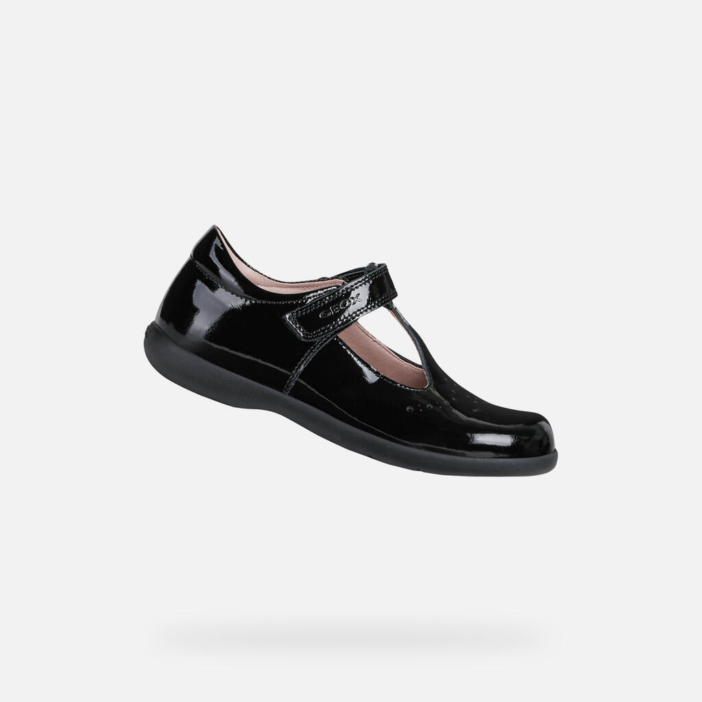 Chaussures Pour Uniforme Fille J NAIMARA GIRL Noir 1/7