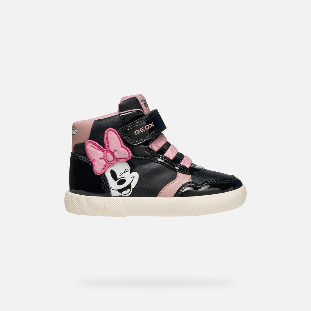 Baskets Bébé Fille GISLI BABY Noir/Vieux Rose 2/7