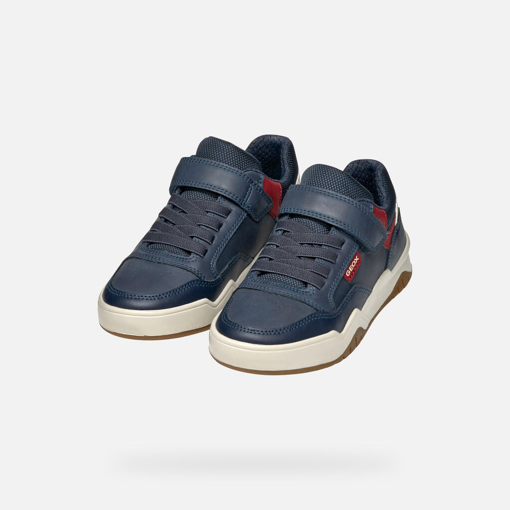 Baskets Garçon PERTH BOY Bleu Marine/Rouge Foncé 3/7