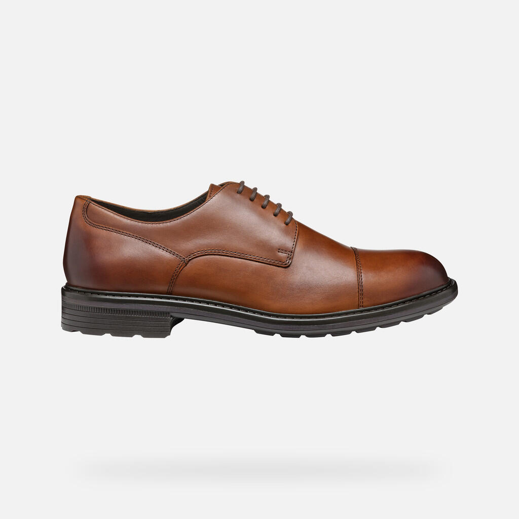 Chaussures Habillées Homme U WALK PLEASURE Cognac 2/7
