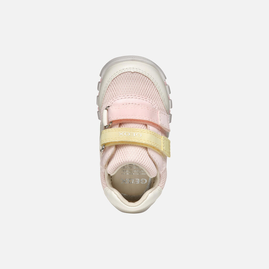 Premiers Pas Bébé Fille IUPIDOO BABY Rose Clair/Bleu Eau 7/7