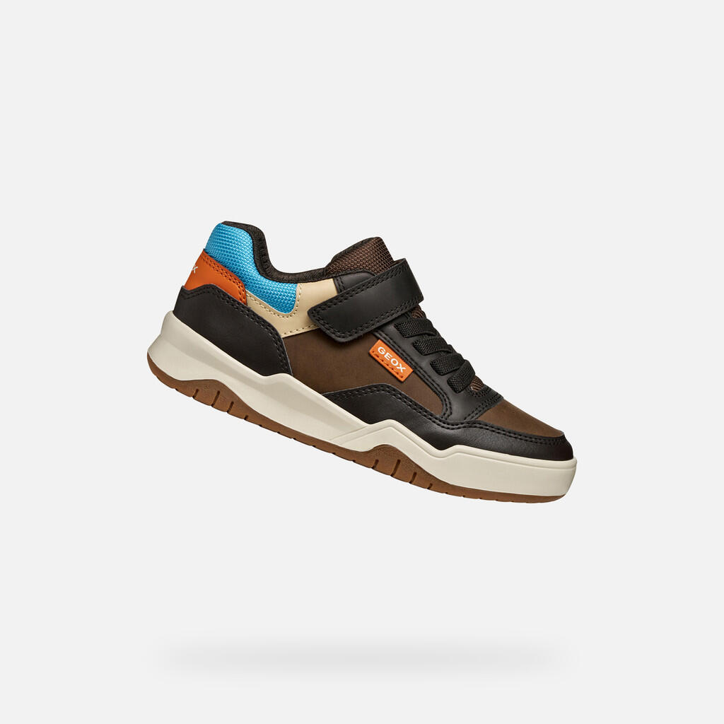 Buty GEOX J PERTH Brązowy