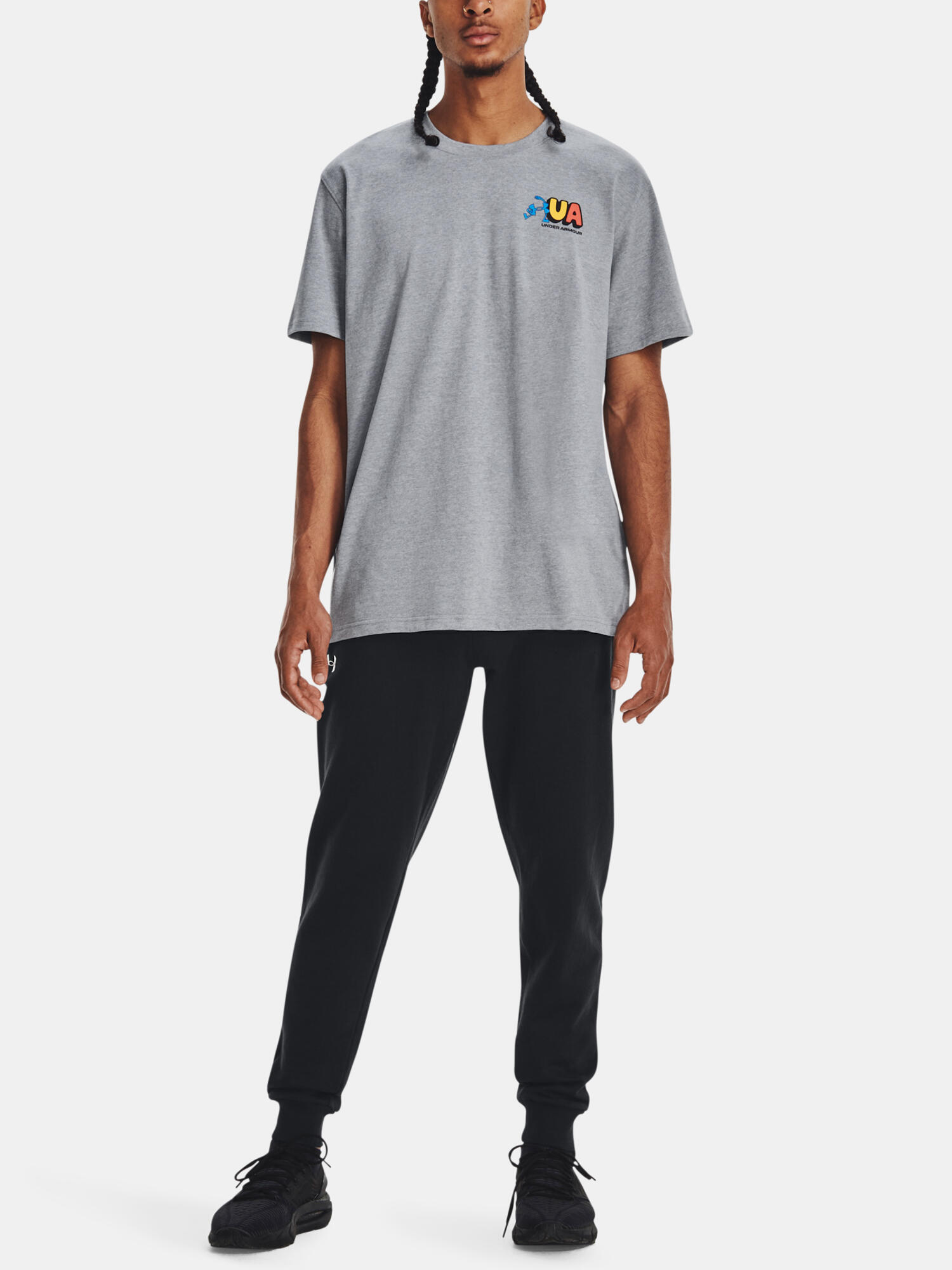 Pantalón De Chándal Ua Rival Fleece Under Armour Para Hombre Negro 6/6