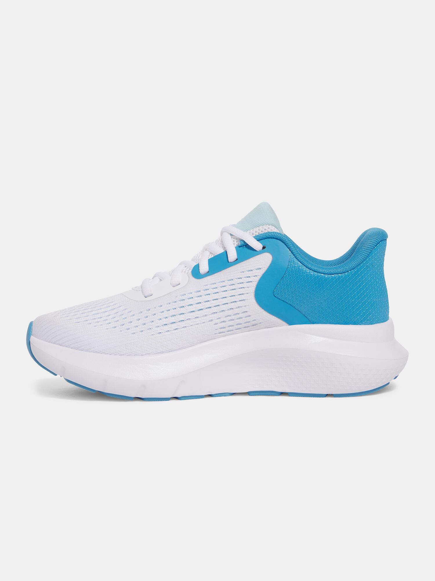 Dames hardloopschoenen Under Armour Charged Rogue 5 wit/staal 2/7