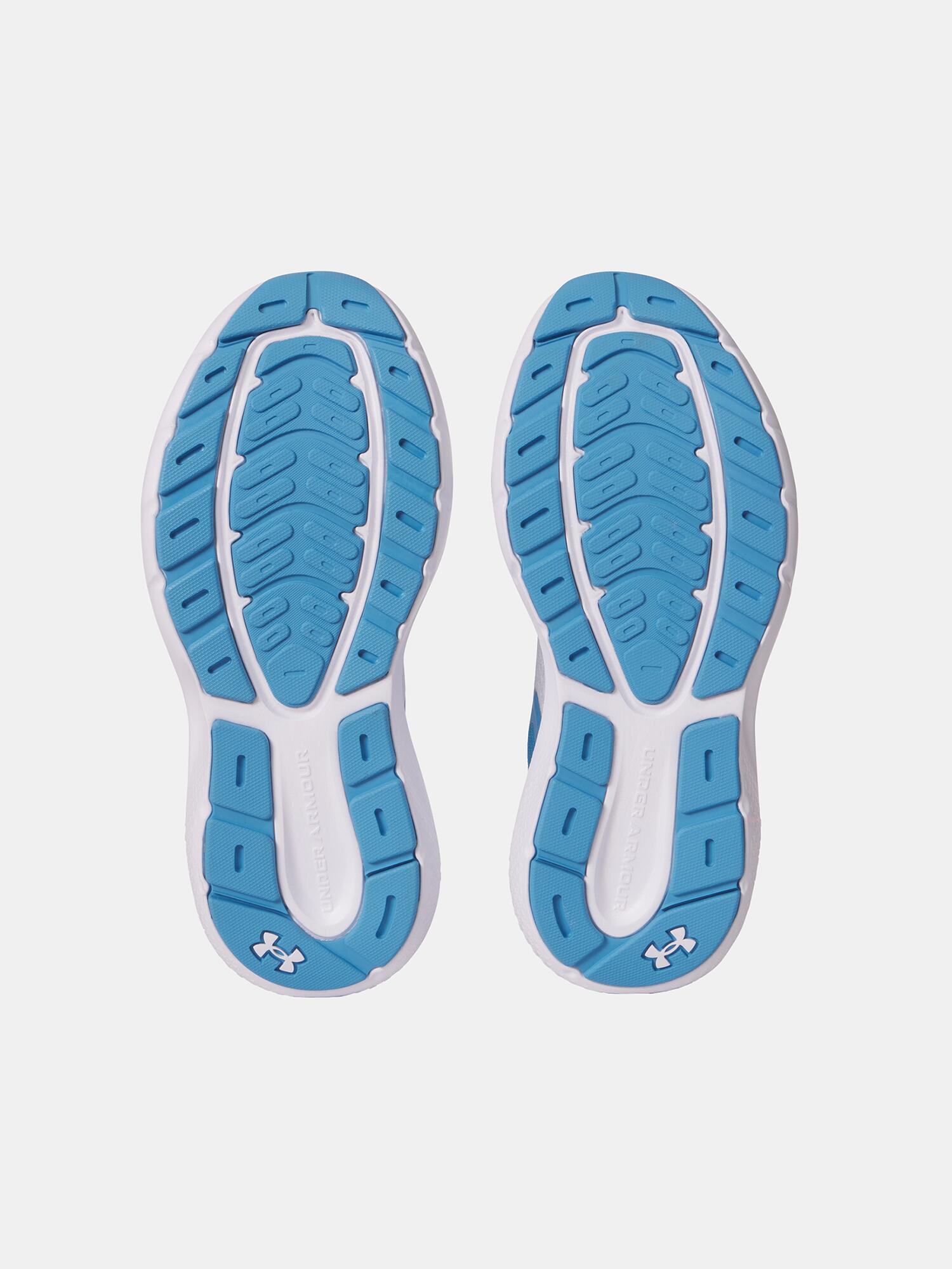 Dames hardloopschoenen Under Armour Charged Rogue 5 wit/staal 4/7