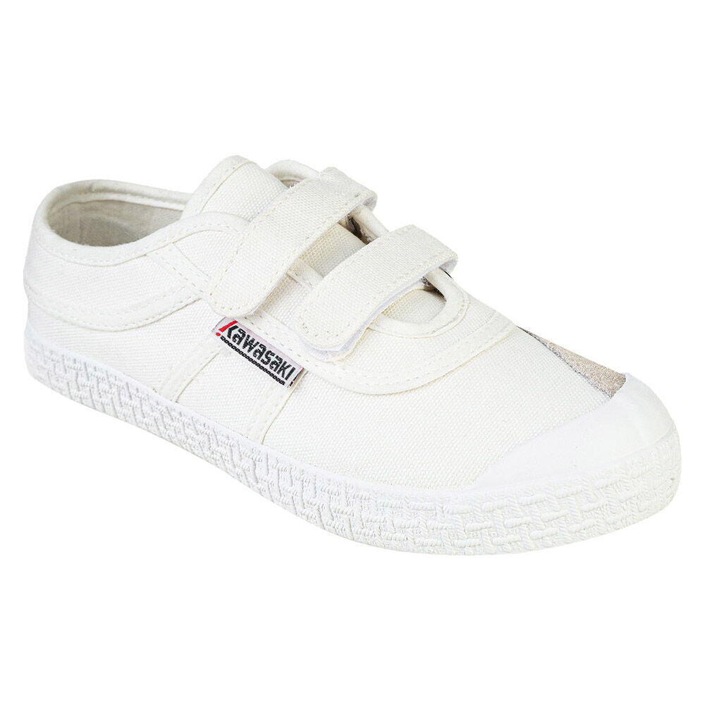 Kawasaki Original Kids Shoe W/velcro K202432 1002S White Solid 2/5