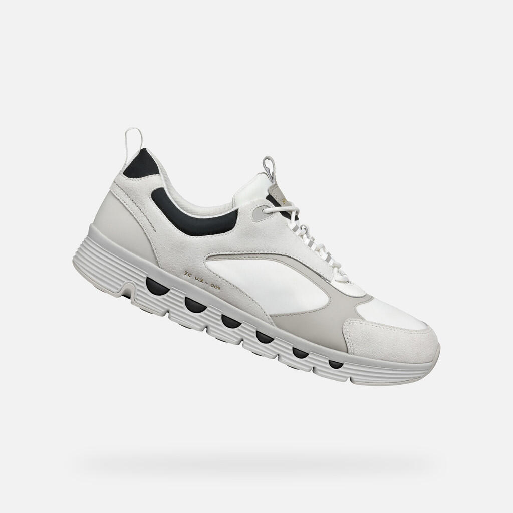 Baskets Homme U SPHERICA ECUB-4 Blanc/Gris Clair 1/7