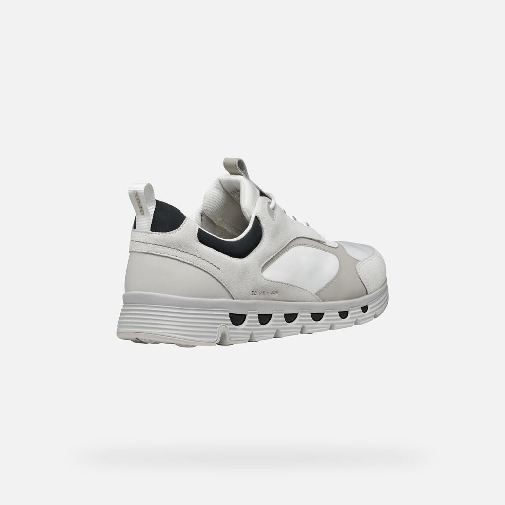 Baskets Homme U SPHERICA ECUB-4 Blanc/Gris Clair 5/7