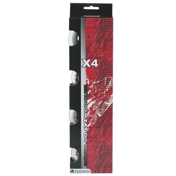 PU 72x24 82A ROUES TRANSPARENTES (4 pièces) NILS EXTREME 3/7
