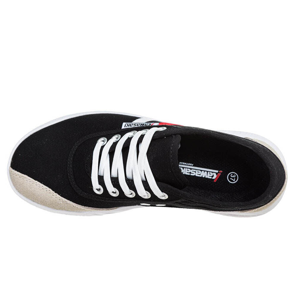 Kawasaki Leap Retro Canvas Shoe K212325 1001 Black 4/5