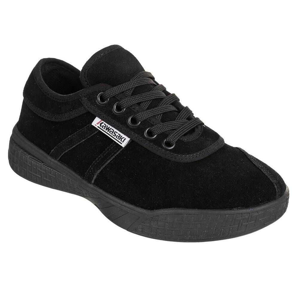 Kawasaki Leap Suede Shoe K204414 1001S Black Solid 2/5