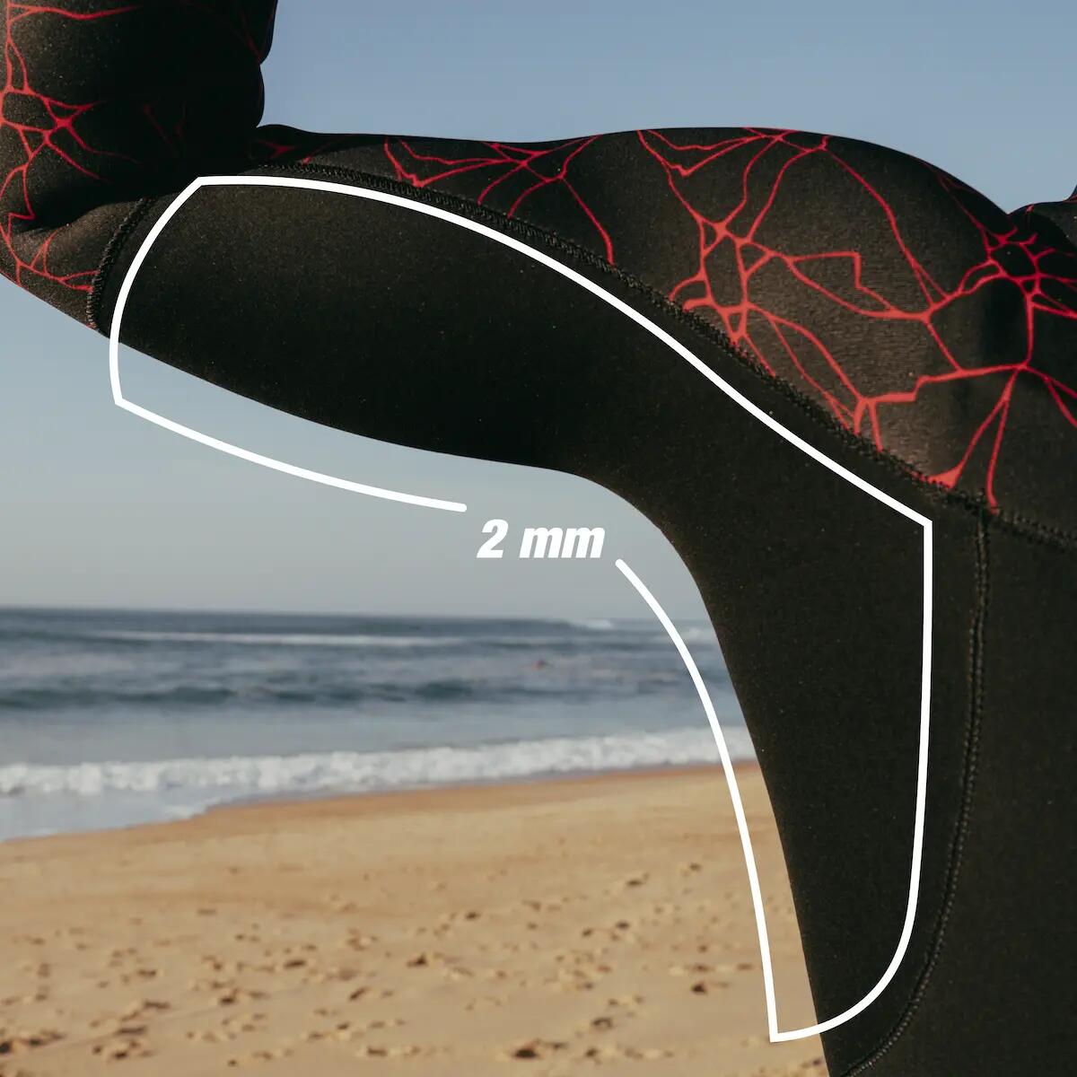 Traje neopreno natación hombre Mellow Sea Surf'n'Lifesaving Chest Zip 4/7